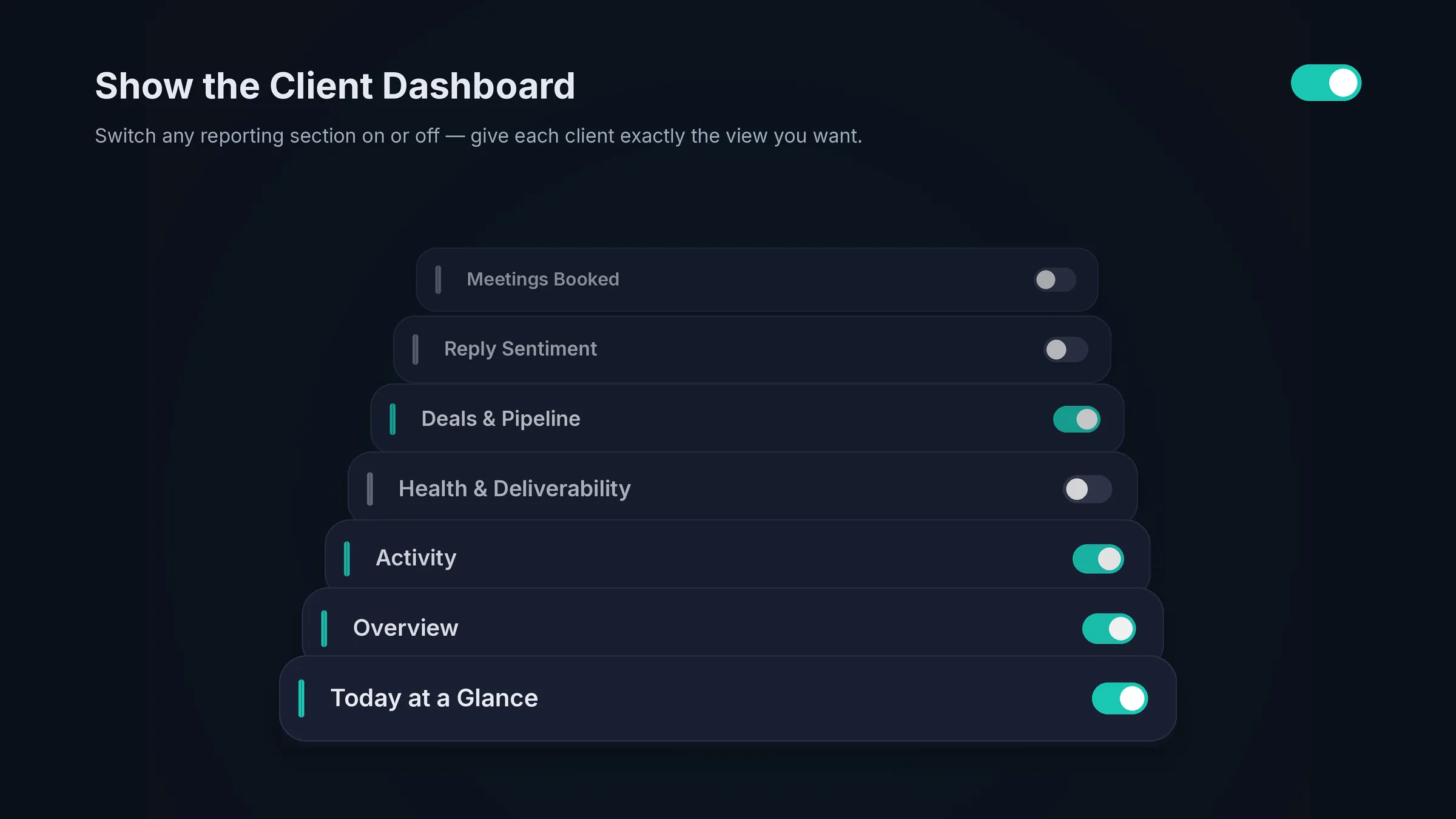 Build their reporting dashboard.